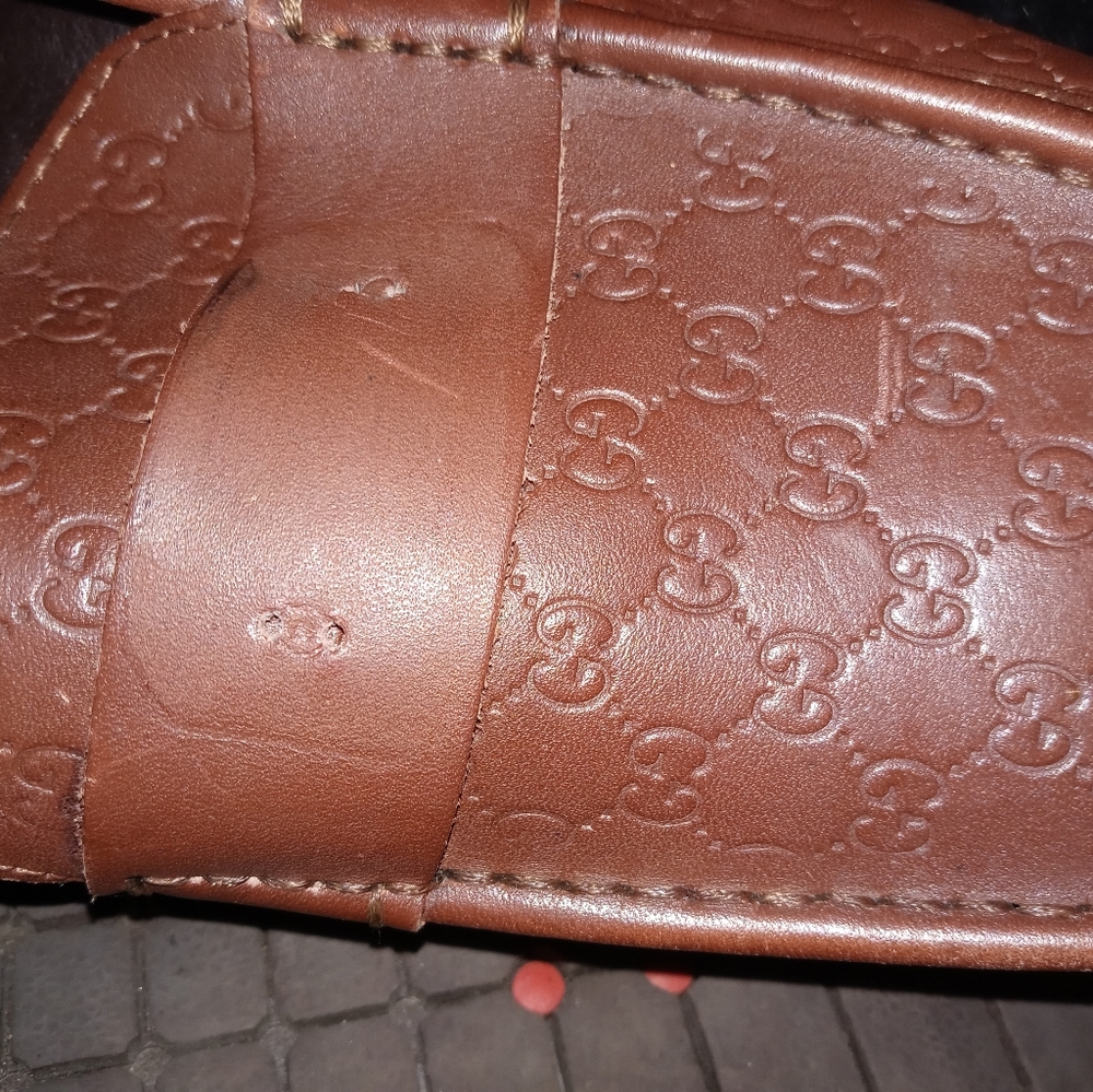 Vintage Gucci Men Brown Leather Loafers NWOT - Picture 5 of 11